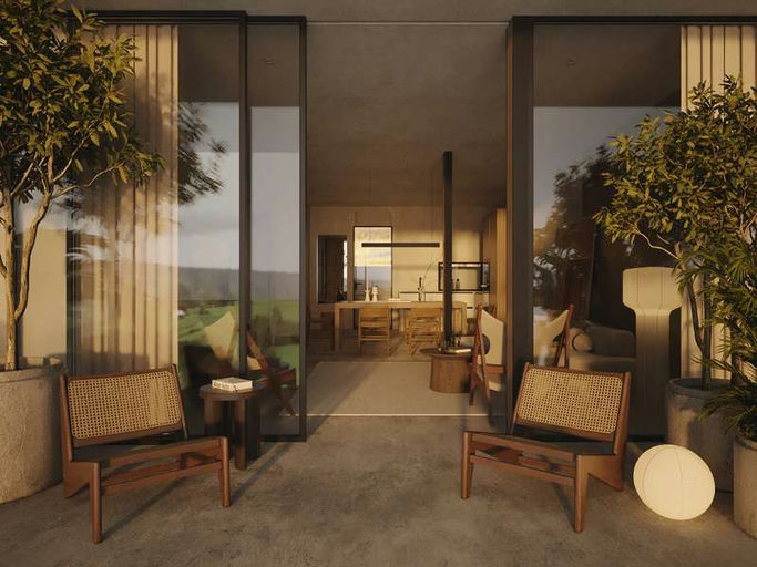 Апартаменты Jungle Vista в Ubud - 84 м², 2 спальни — фото 1 из 10