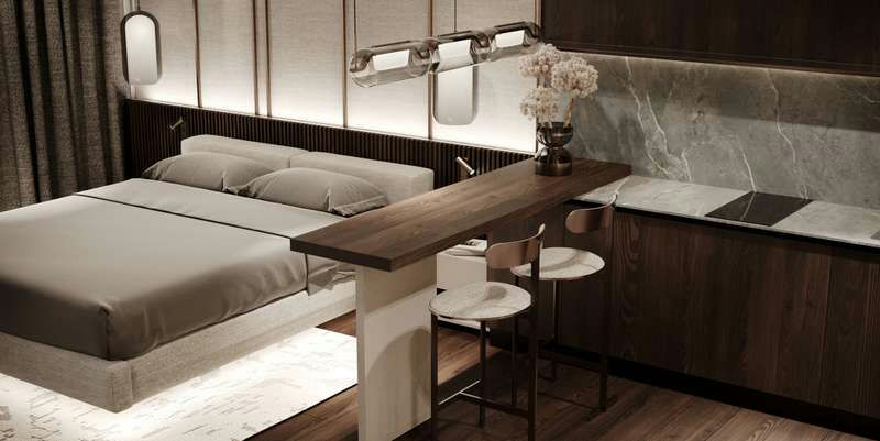 Апартаменты Anta Residence Сanggu в Batu Bolong - 41 м², 2 спальни — фото 1 из 10