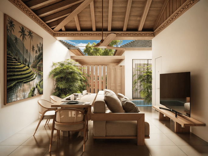 Вилла Green Village в Nusa Dua - 100 м², 2 спальни — фото 1 из 4