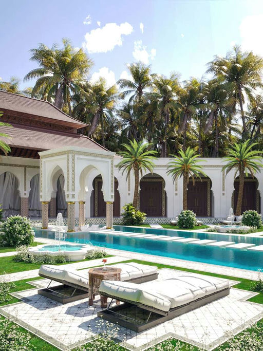 Вилла Rachida Villa в Pandawa - 450 м², 6 спальни — фото 1 из 7